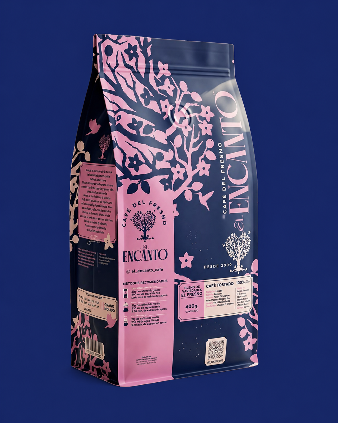 ARTPRINT 12oz coffee bag — matte finish with valve