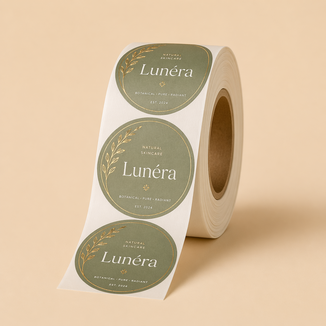 Die-cut sticker rolls
